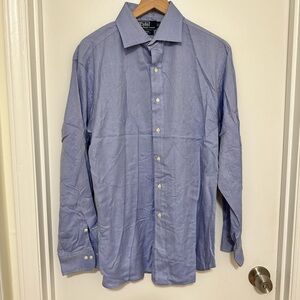 POLO RALPH‎ LAUREN | Men's Blue Dress Shirt